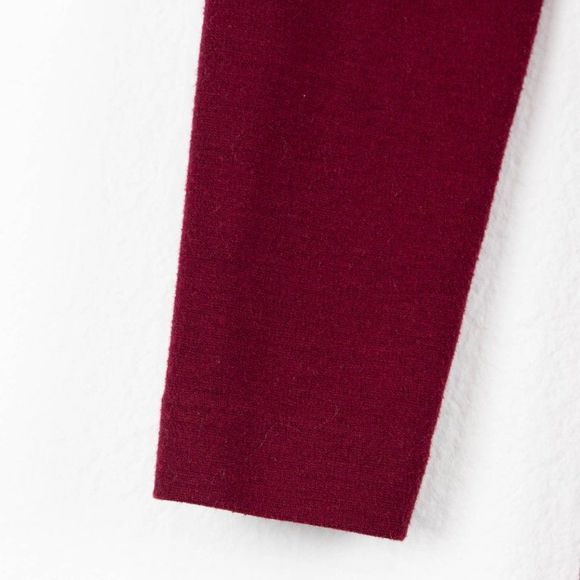 Madewell Gia Concept Fit and Flare Knit Dress Dark Cabernet Red Size 2 - Picture 10 of 10